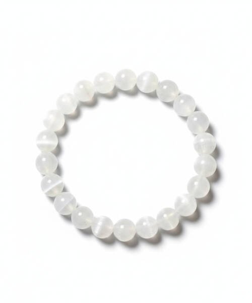 Selenita pulseira de limpeza energética
